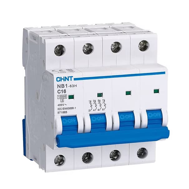 CHINT 4 POLE DC MCB BREAKER