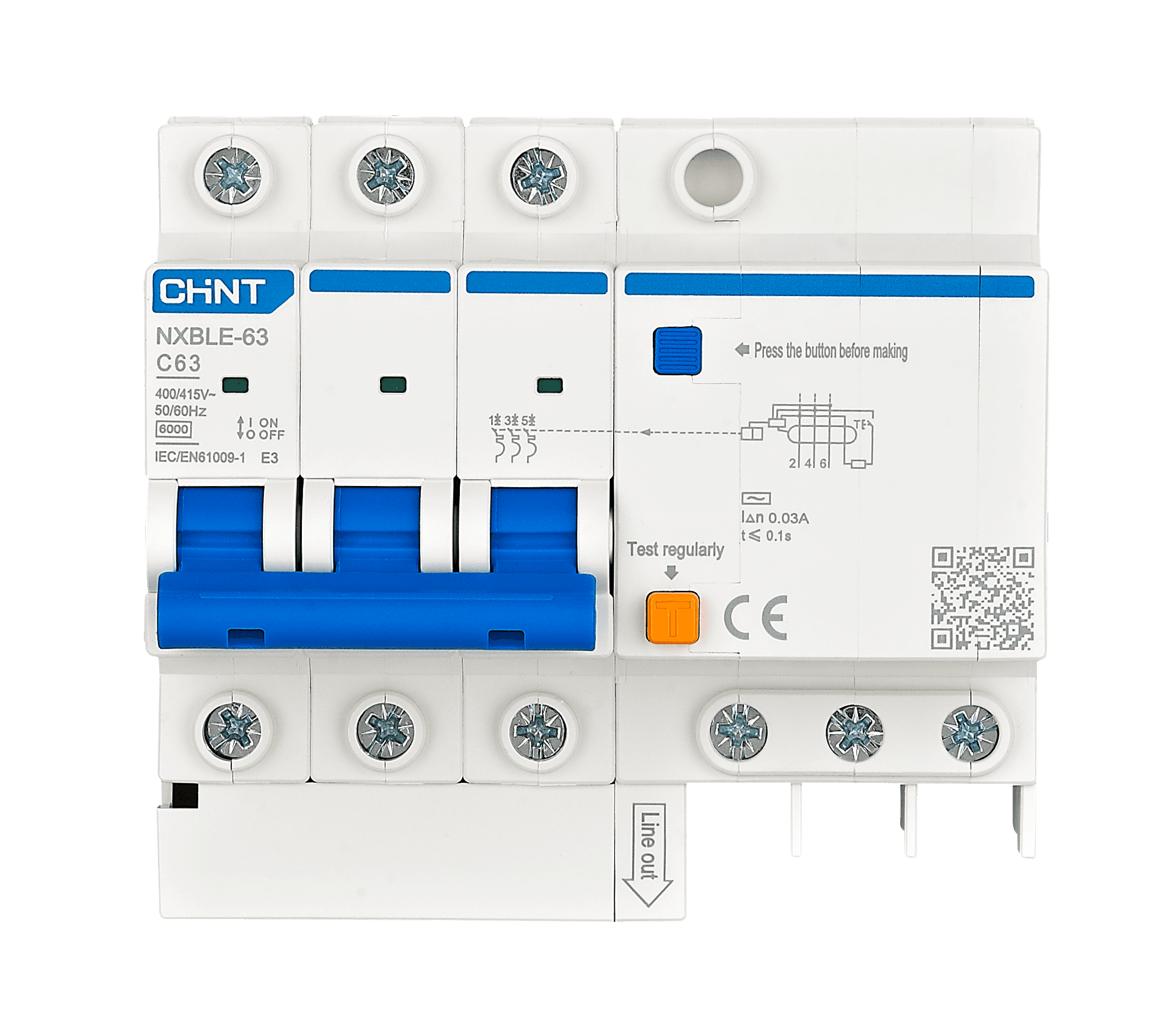 CHINT NXBLE RESIDUAL CURRENT CIRCUIT BREAKER