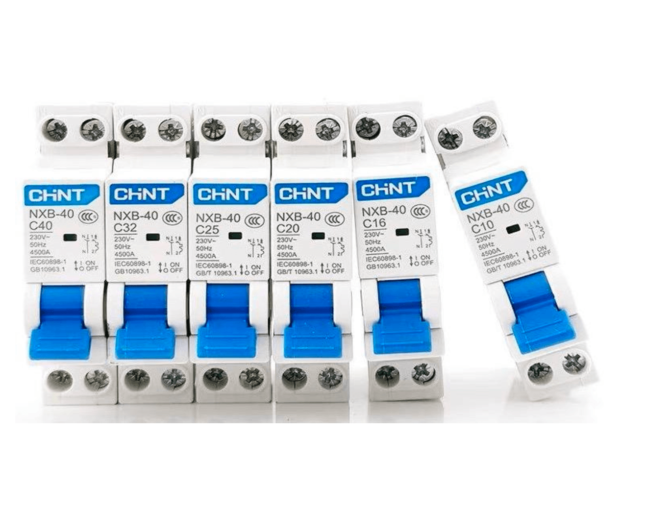 CHINT NXB 40 1P+N MCB Breaker 6A-40A